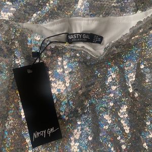 Sequins flared pants